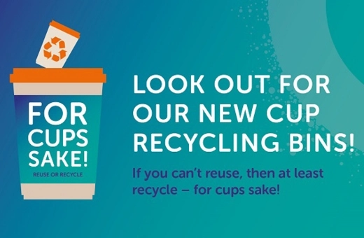Design of the 'for cup sake' bins