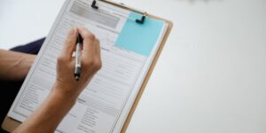 Person signing a waste duty of care certificate