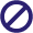 Icon for no