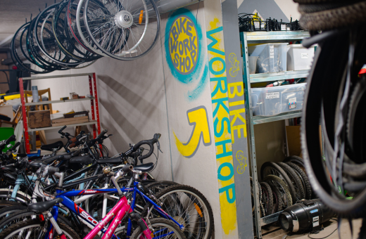 Pre-loved bikes available in the Reuse Shop