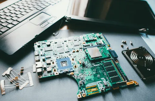 Computer parts for computer recycling