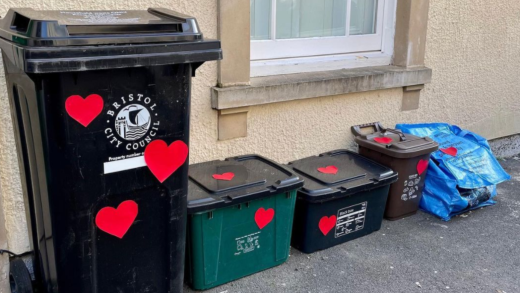 Bristol waste and recycling bins and boxes