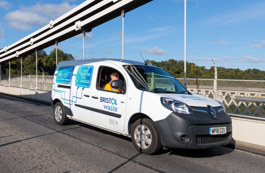 Electric van collections for the Digital Inclusion Scheme