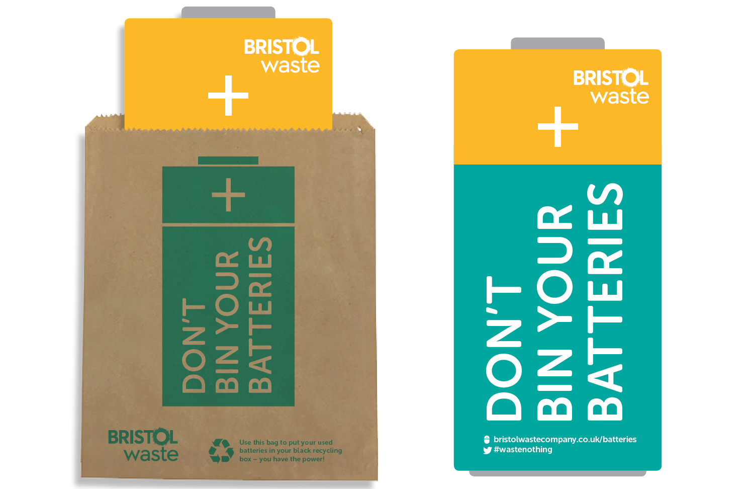 A Bristol Waste don't bring your batteries campaign kit