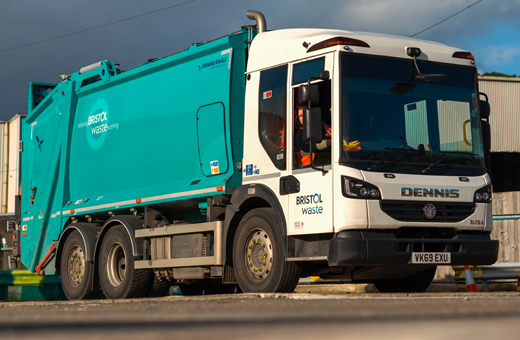 Commercial Waste Truck