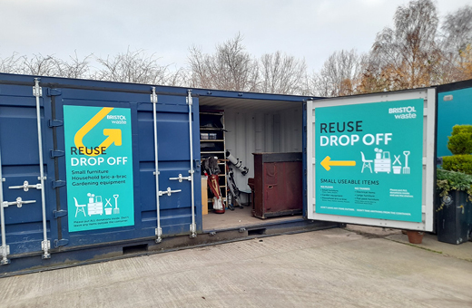 The Little Reuse Shop at St Philips Reuse and Recycling Centre