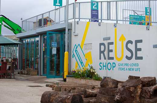 The front of the Reuse Shop in Avonmouth