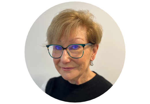Woman wearing glasses