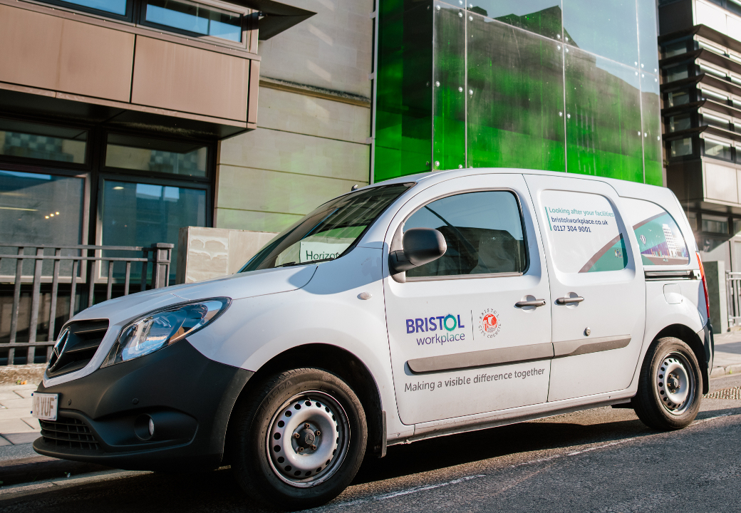Bristol Waste white van